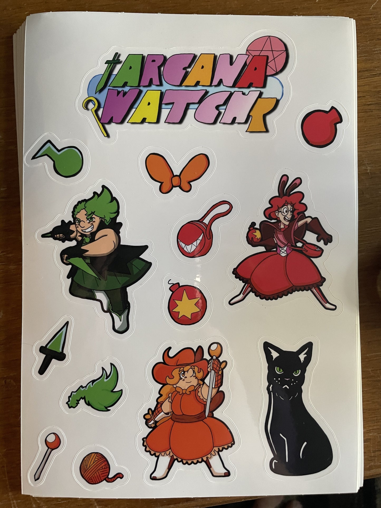 ArcanaWatch Stickers 1